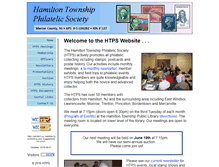 Tablet Screenshot of hamiltonphilatelic.org
